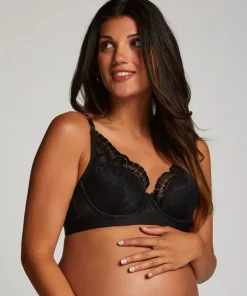 Adelaide Padded Nursing Bra - Black