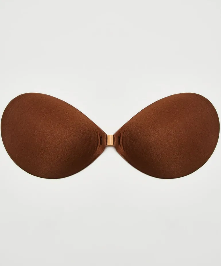 Adhesive bra - Brown