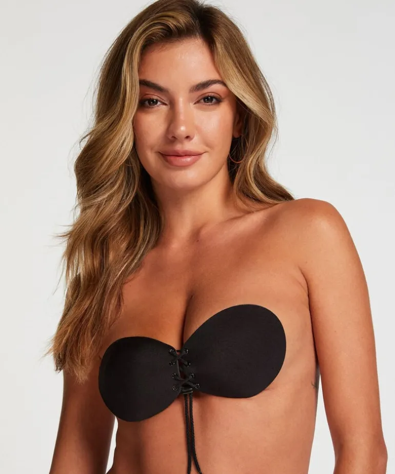 Adhesive Push-Up Bra - Black