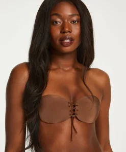 Adhesive Push-Up Bra - Brown