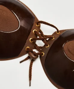 Adhesive Push-Up Bra - Brown
