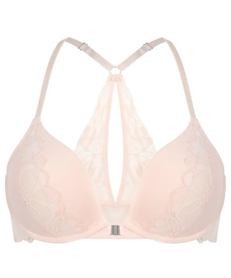 Ali Padded Underwired Push-Up Bra - Pink