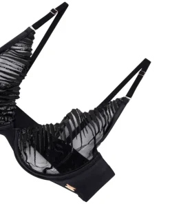 Alice non-padded underwired bra - Black