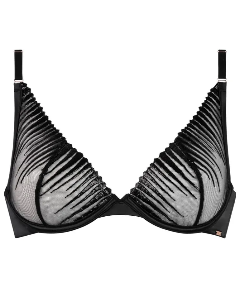 Alice non-padded underwired bra - Black