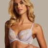 Almendra Non-padded Underwired Bra - Purple