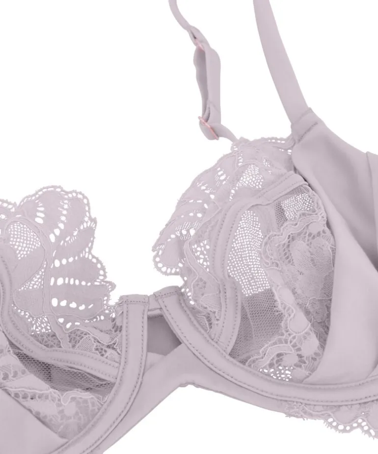 Almendra Non-padded Underwired Bra - Purple