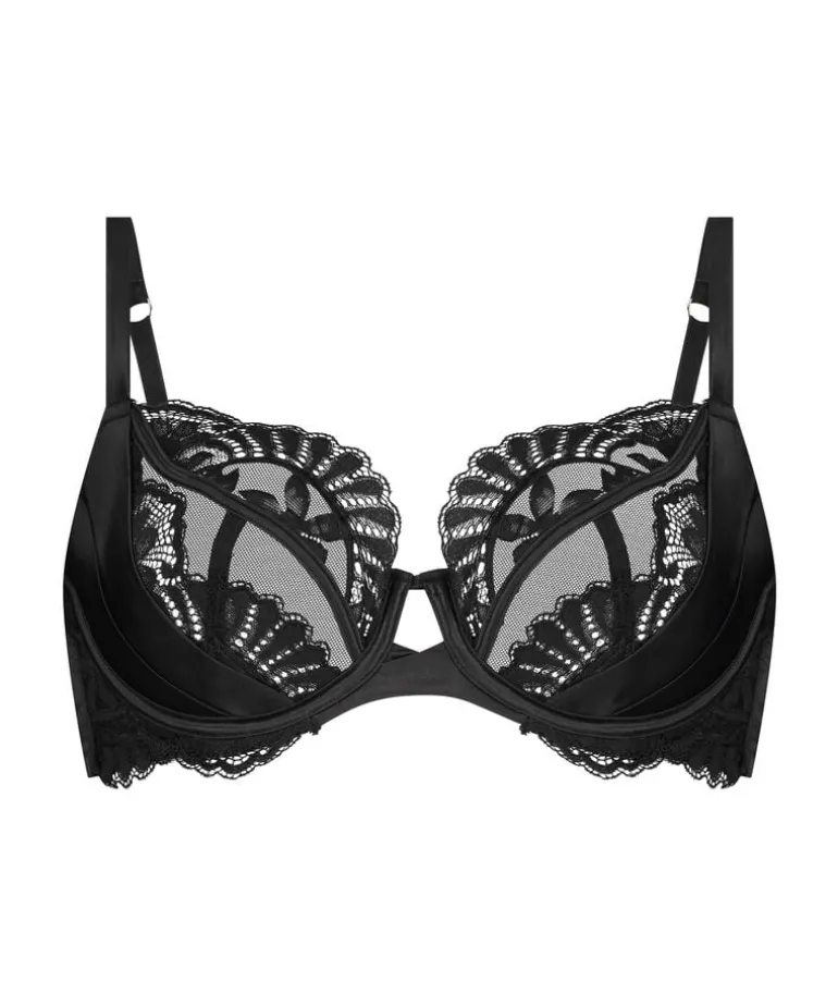 Almendra Non-padded Underwired Bra - Black