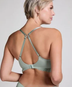 Andrea Padded Non-Wired Bra - Green
