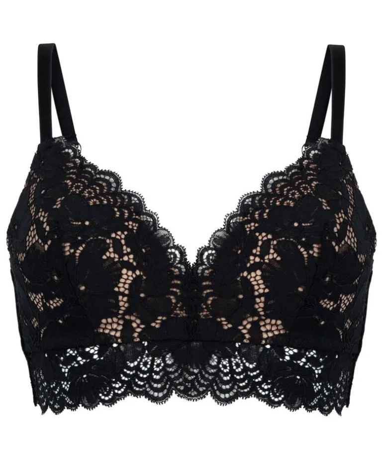Andrea Padded Non-Wired Bra - Black