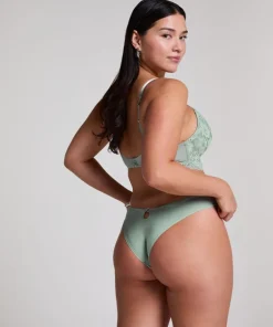 Andrea Padded Non-Wired Bra - Green