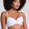 Angie Padded Underwired Bra - White