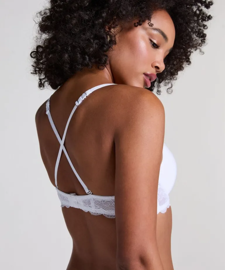 Angie Padded Underwired Bra - White