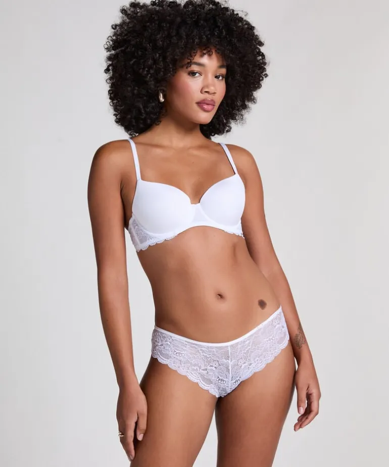 Angie Padded Underwired Bra - White