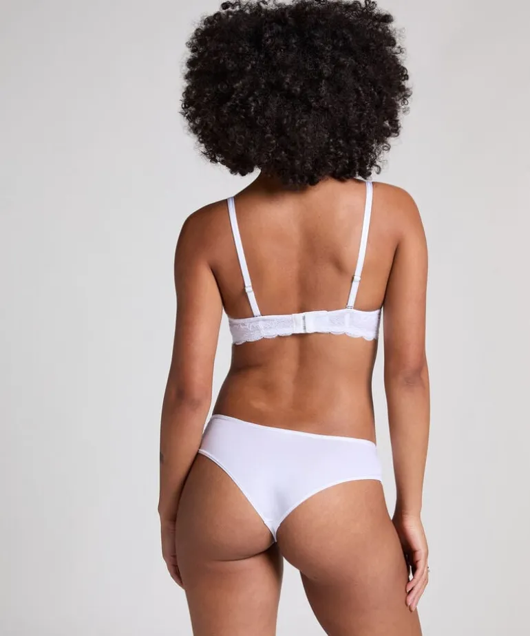 Angie Padded Underwired Bra - White