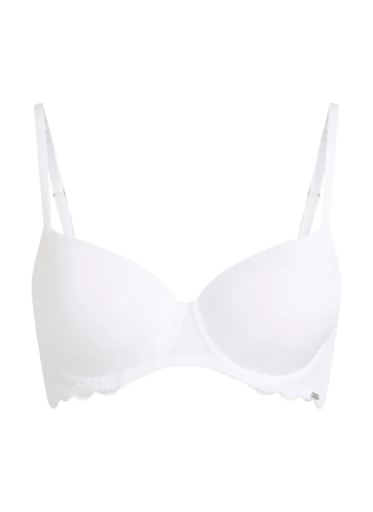 Angie Padded Underwired Bra - White
