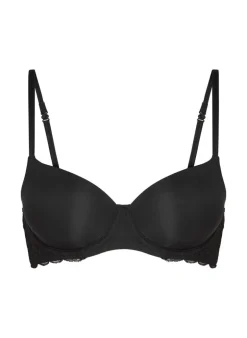 Angie Padded Underwired Bra - Black