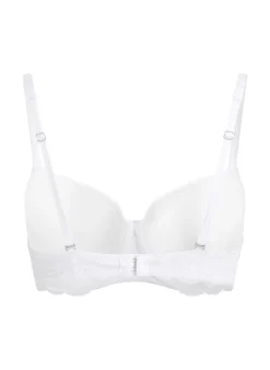 Angie Padded Underwired Bra - White