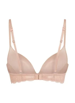 Angie Padded Underwired Push-Up Bra - Beige