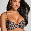 Animalia Padded Underwired Bikini Top - Brown