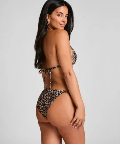 Animalia Triangle Bikini Top - Brown