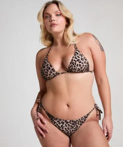 Animalia Triangle Bikini Top - Brown