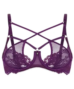 Anna Non-Padded Underwired Bra - Purple