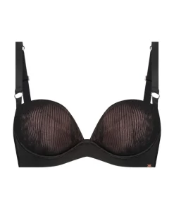 Antonia Padded Underwired Bra - Black