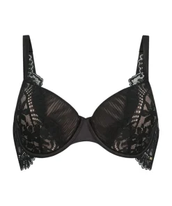 Antonia Padded Underwired Bra - Black