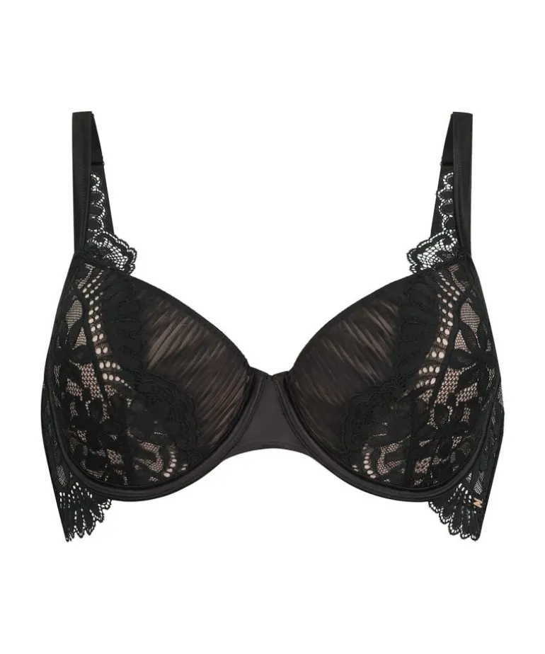 Antonia Padded Underwired Bra - Black