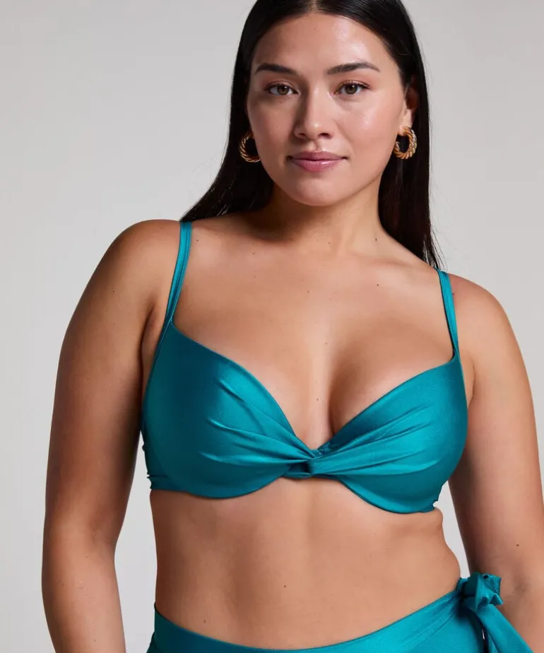 Aqua Bikini Top - Blue