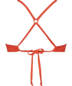 Aruana Rib Bikini Top - Orange