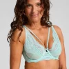 Ashley Non-Padded Underwired Bra - Blue