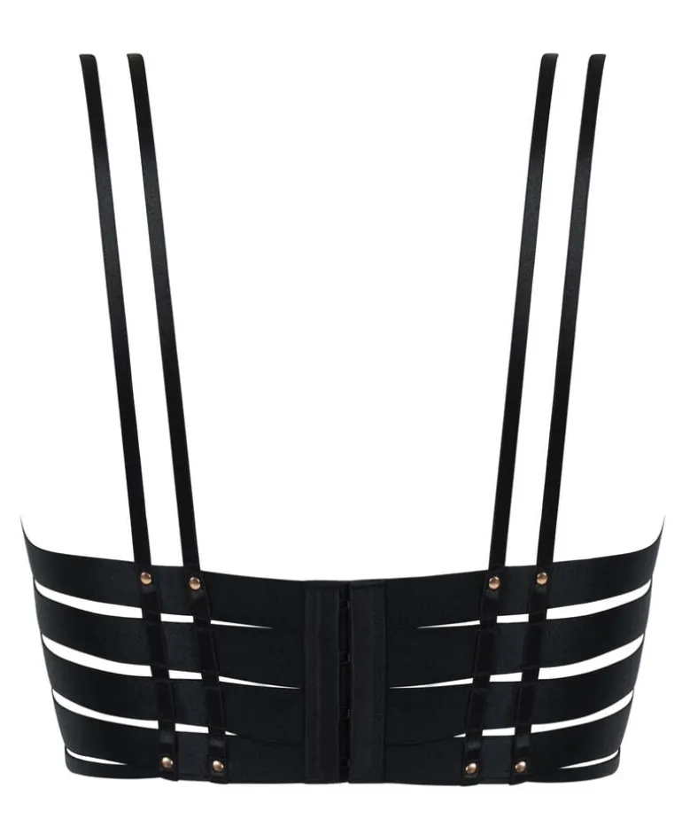 Athena Non-Padded Underwired Longline Bra - Black
