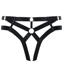 Athena Open Crotch Thong - Black