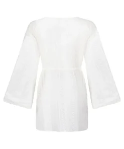 Beach Crochet Kaftan - White