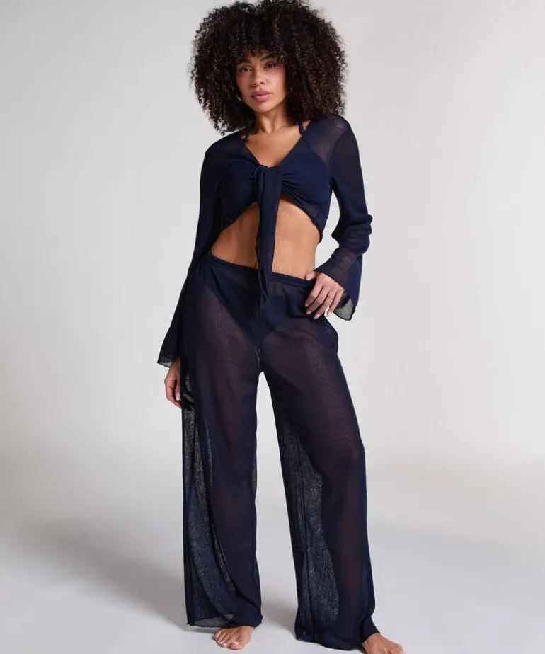 Beach Knit Pant - Blue
