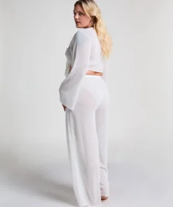 Beach Knit Pant - White