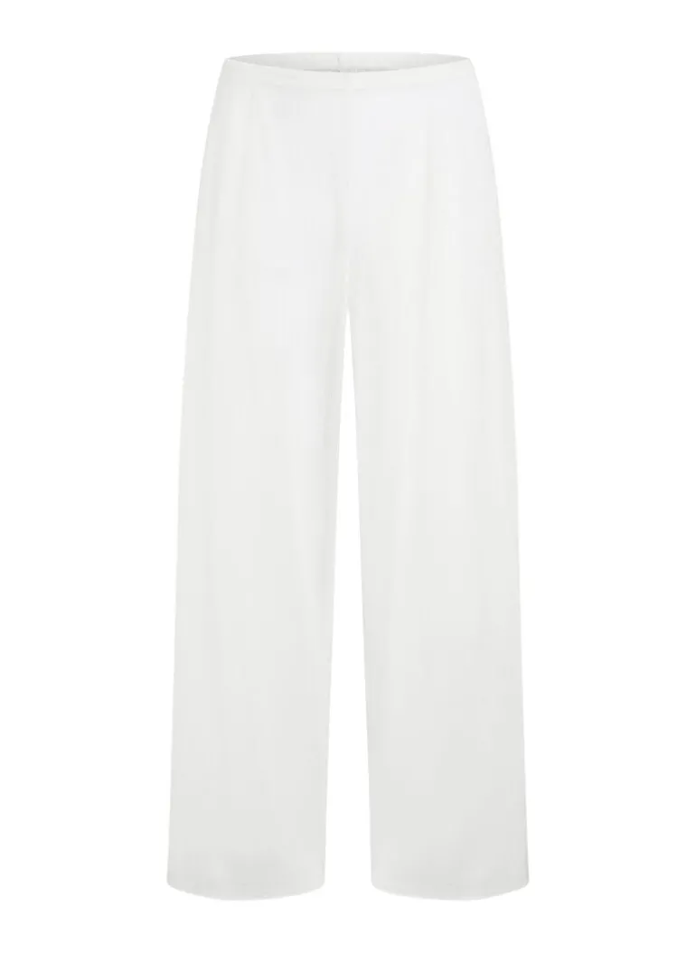 Beach Knit Pant - White