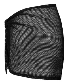Beach Knit Pareo - Black