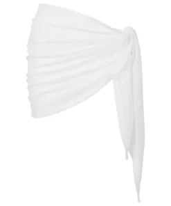 Beach Knit Pareo - White