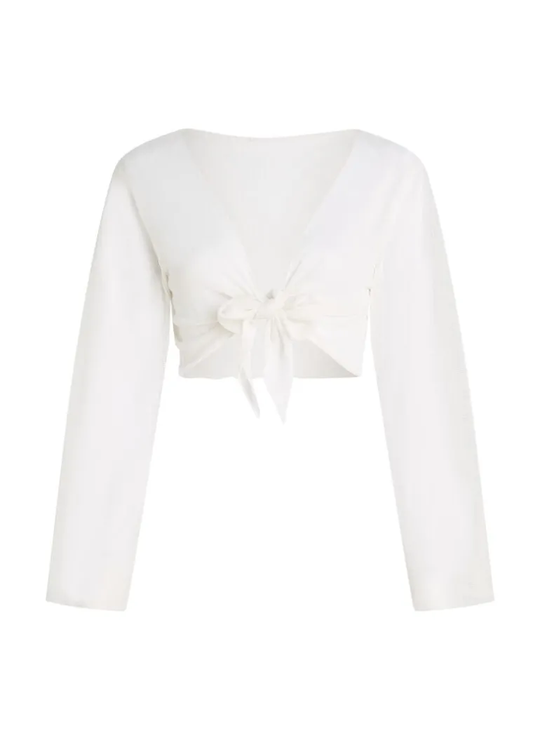 Beach Knit Top - White