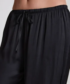 Beach Satin Pant - Black