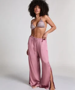 Beach Satin Pant - Pink