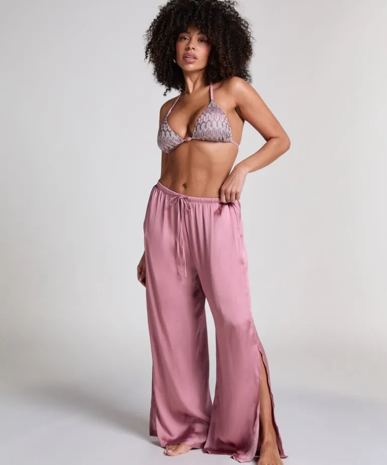 Beach Satin Pant - Pink