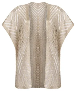 Beach Sequin Kaftan - Beige