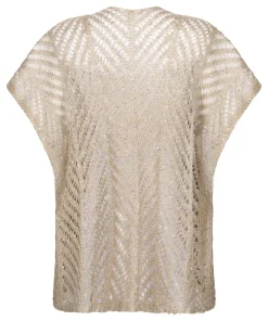 Beach Sequin Kaftan - Beige
