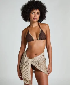 Beach Sequin Pareo - Beige