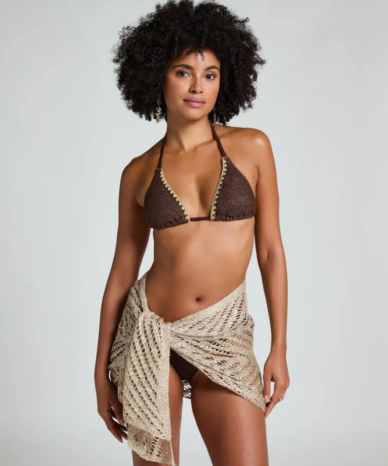 Beach Sequin Pareo - Beige