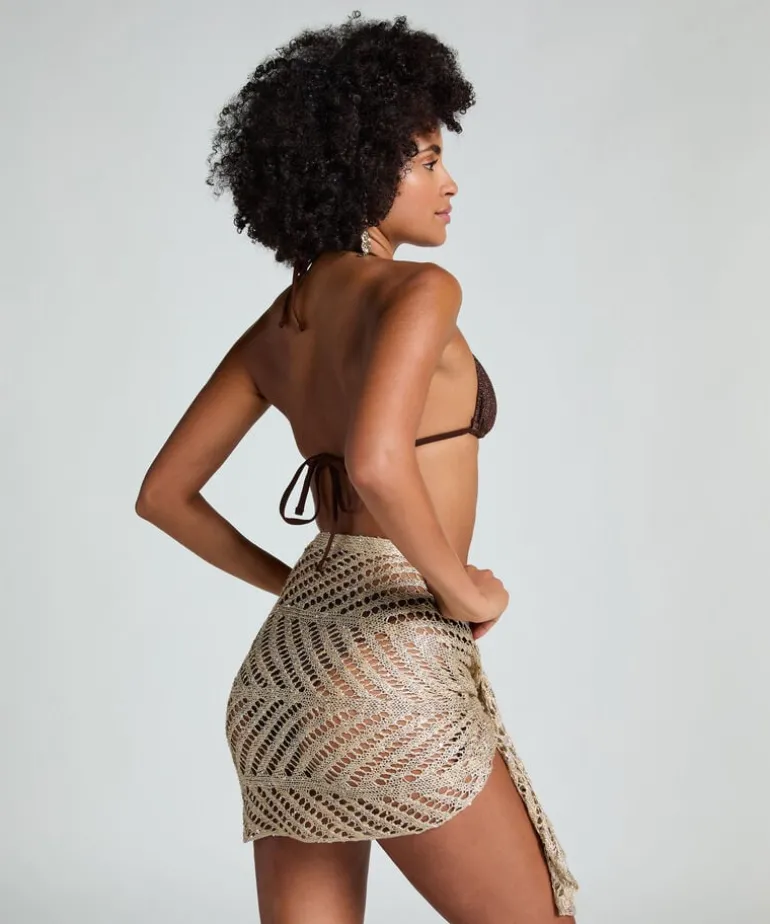 Beach Sequin Pareo - Beige