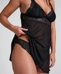 Beatriz Babydoll - Black